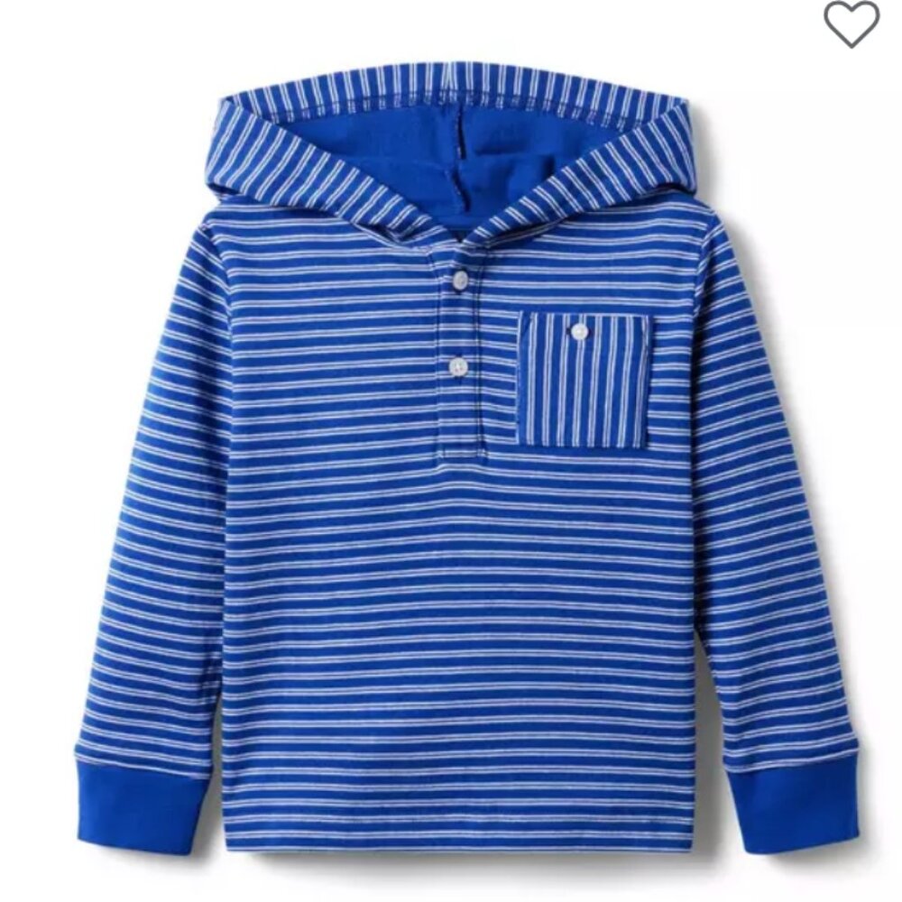 Janie and Jack - Near and Far Striped Pullover - 12-18m